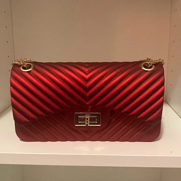 Red & Gold Purse - Picture 3 of 3